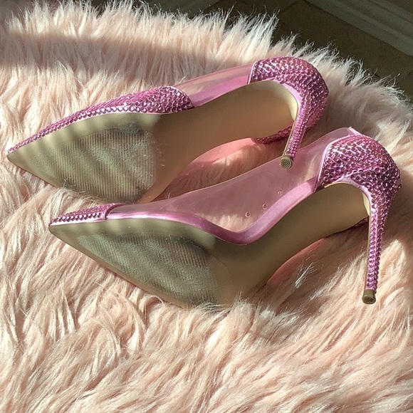 Steve Madden pink rhinestoned pumps💕 - Picture 5 of 5